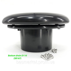 Донный забор под пленку 110 мм прямой SB167