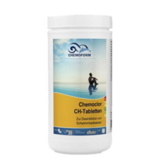 Chemochlor CH-Tabletten, таблетки 20 г (70% акт. хлора) 1 кг. 0402001 химия для бассейна