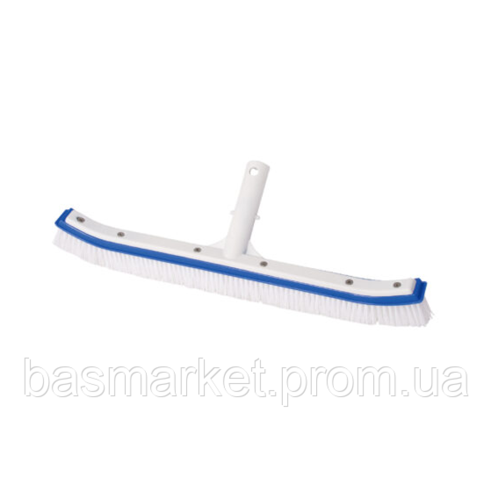 Щетка стеновая Deluxe  с полированой алюминевой накладкой для бассейна T51B