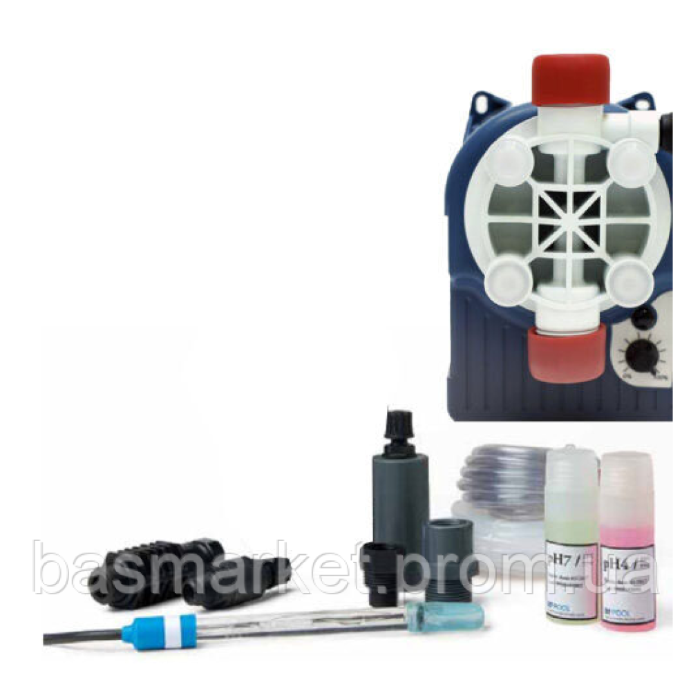 Комплект электрода pH с мембранным насосом для общественных бассейнов KITAUTOPRO