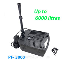 Фильтр подводный PF-3000 с УФ лампой 11 Вт и насосом HPF3000