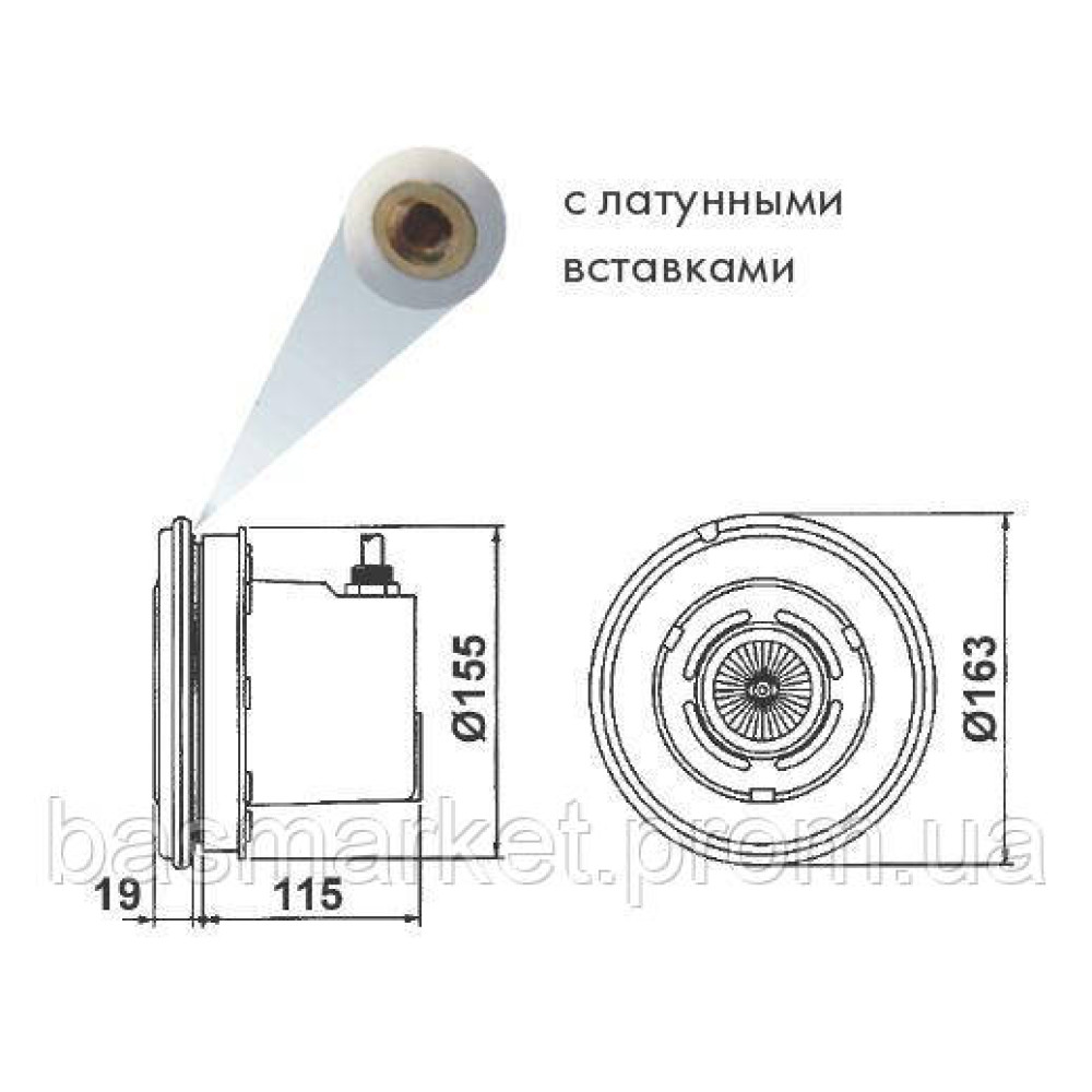 ПРОЖЕКТОР VА 50 ВТ/12В, С ЛАТУННЫМИ ВСТАВКАМИ, ДЛЯ ПЛЕНКИ, АВS, С ЗАЩИТНЫМ ШЛАНГОМ