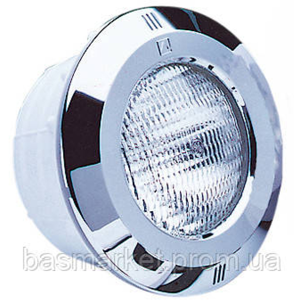 СВЕТИЛЬНИК STANDART 300 ВТ ПЛАСТИК + НЕРЖ.ОБОД, ПОД БЕТОН, С КАБЕЛЕМ 2,5М