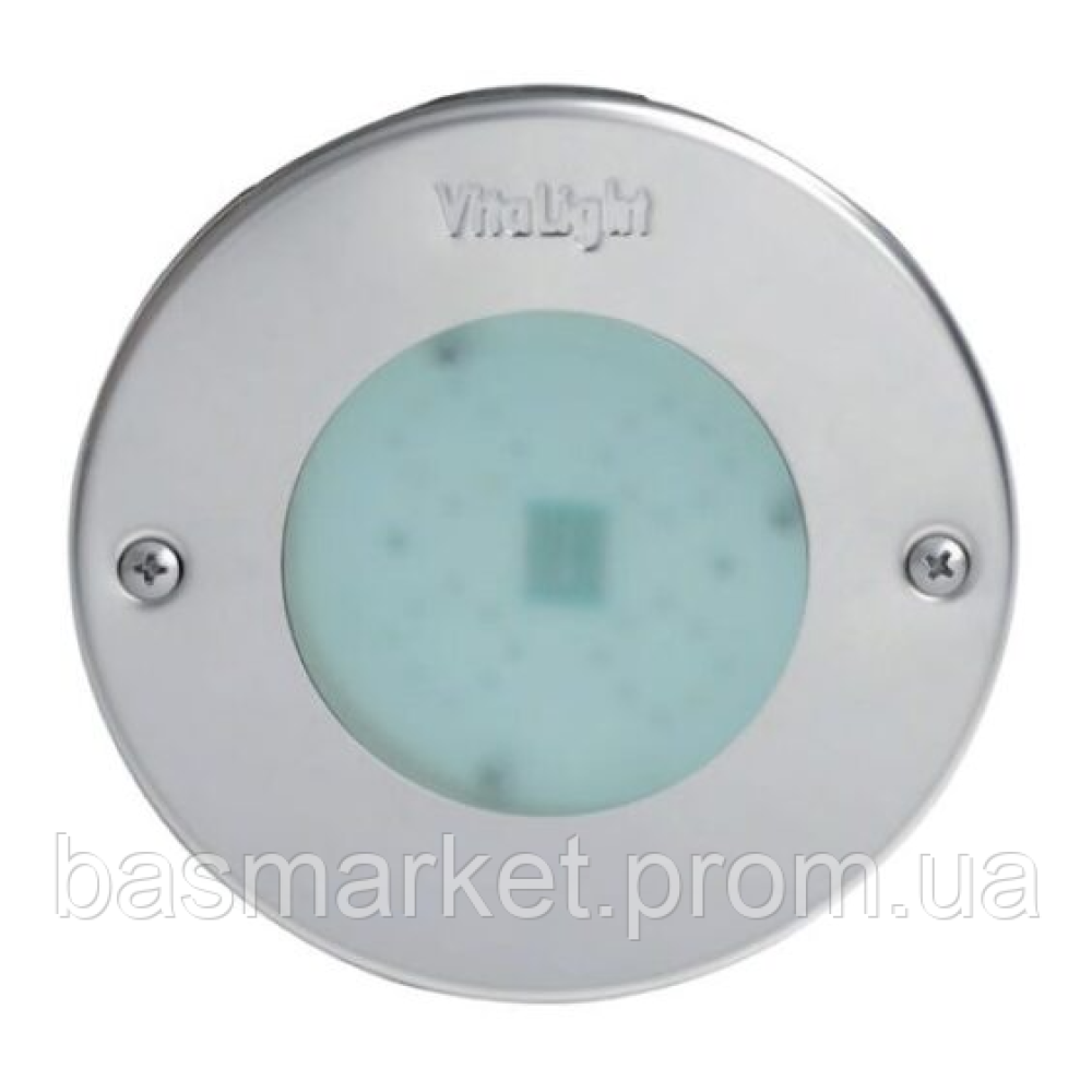 Подводный светодиодный прожектор, 4 цвета/ 8 диодов, 24V/DC,  RGBW, 3000LM, 5м кабеля 2х1,5мм2. Ø- 146 мм.