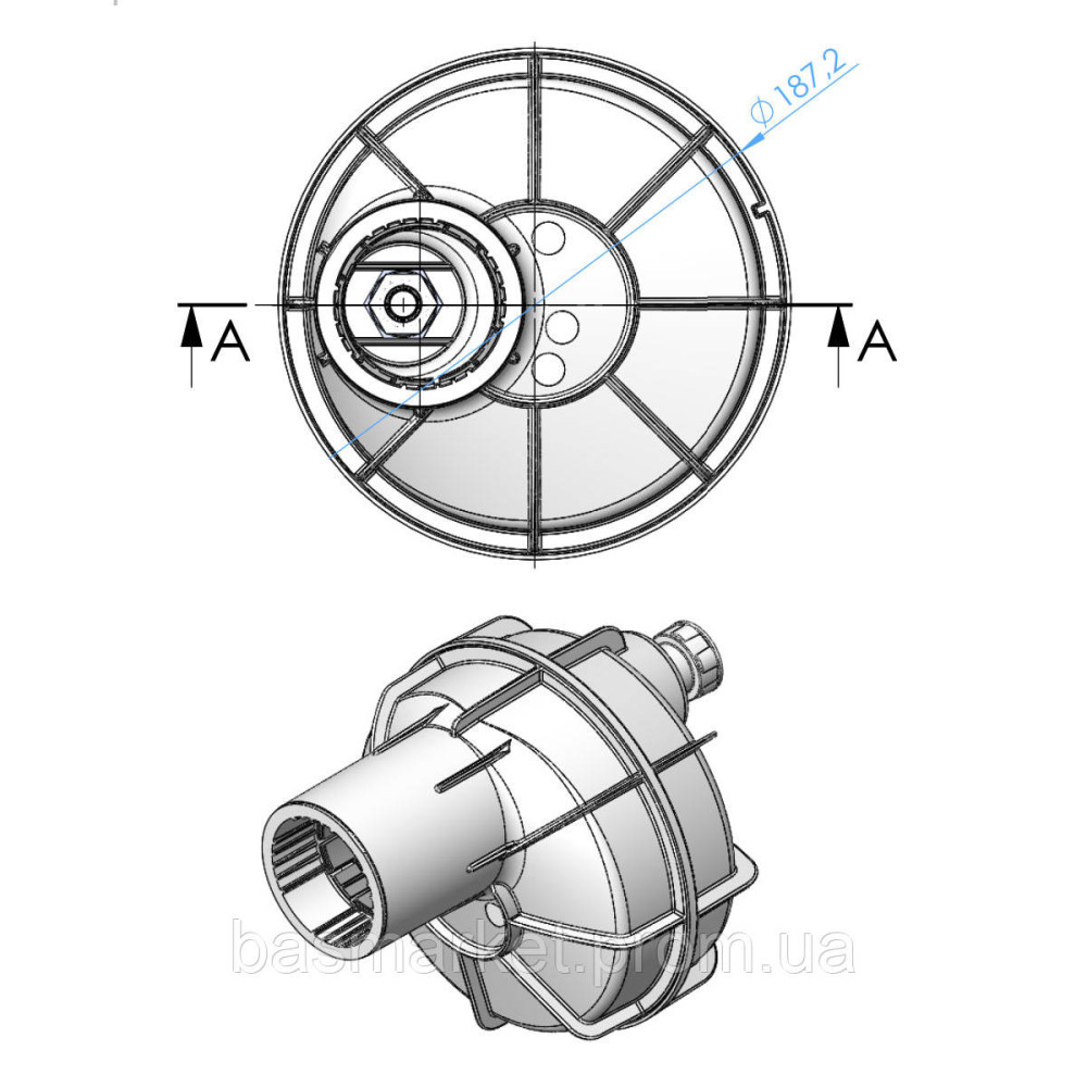 НИША ПОД БЕТОН ДЛЯ ПРОЖЕКТОРОВ MINI