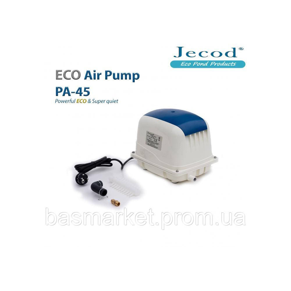 Компрессор для пруда и септика Jebao Jecod PA 45 мембранный на 45 л/мин для подачи воздуха