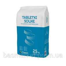 Соль таблетированная Ciech, 25 кг - для бытовых и промышленных систем очистки воды