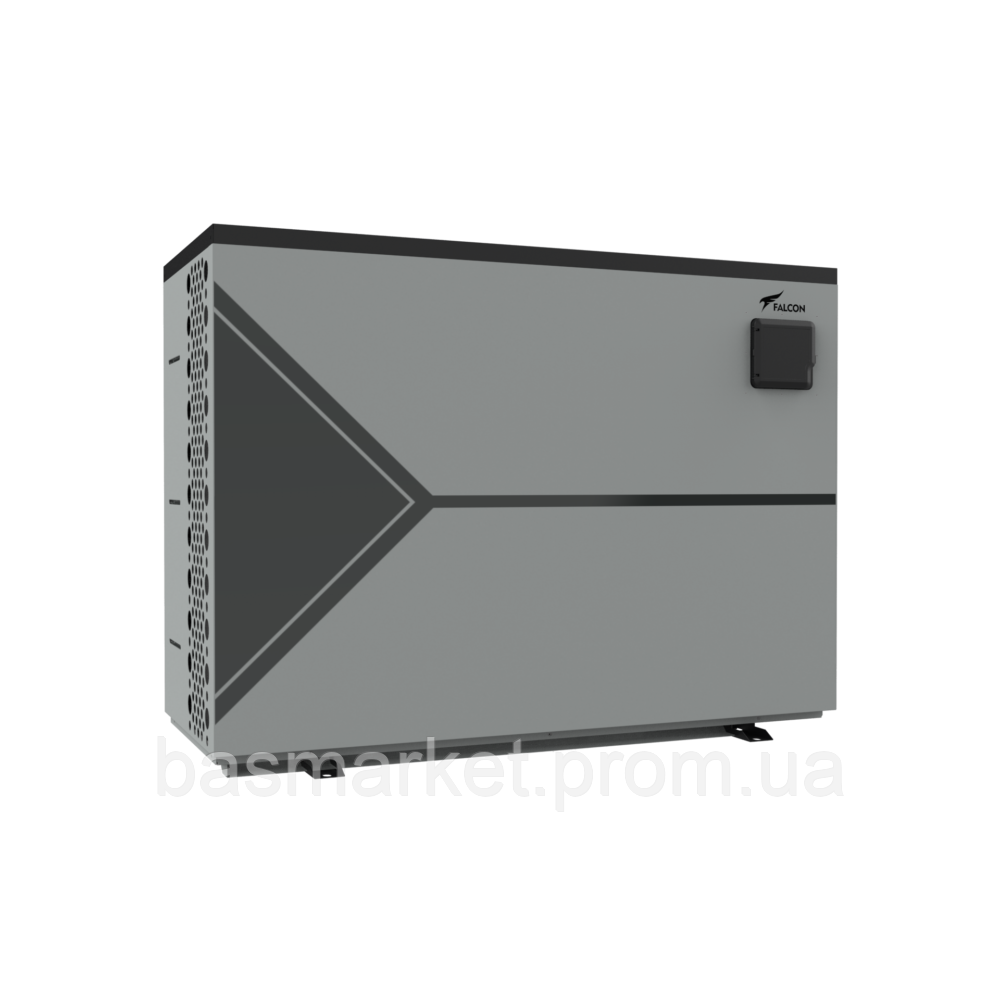 Тепловий насос для басейну IRON, 20 кВт, 230В, 60-100м3, інвертер, з охолодженням, WI-FI